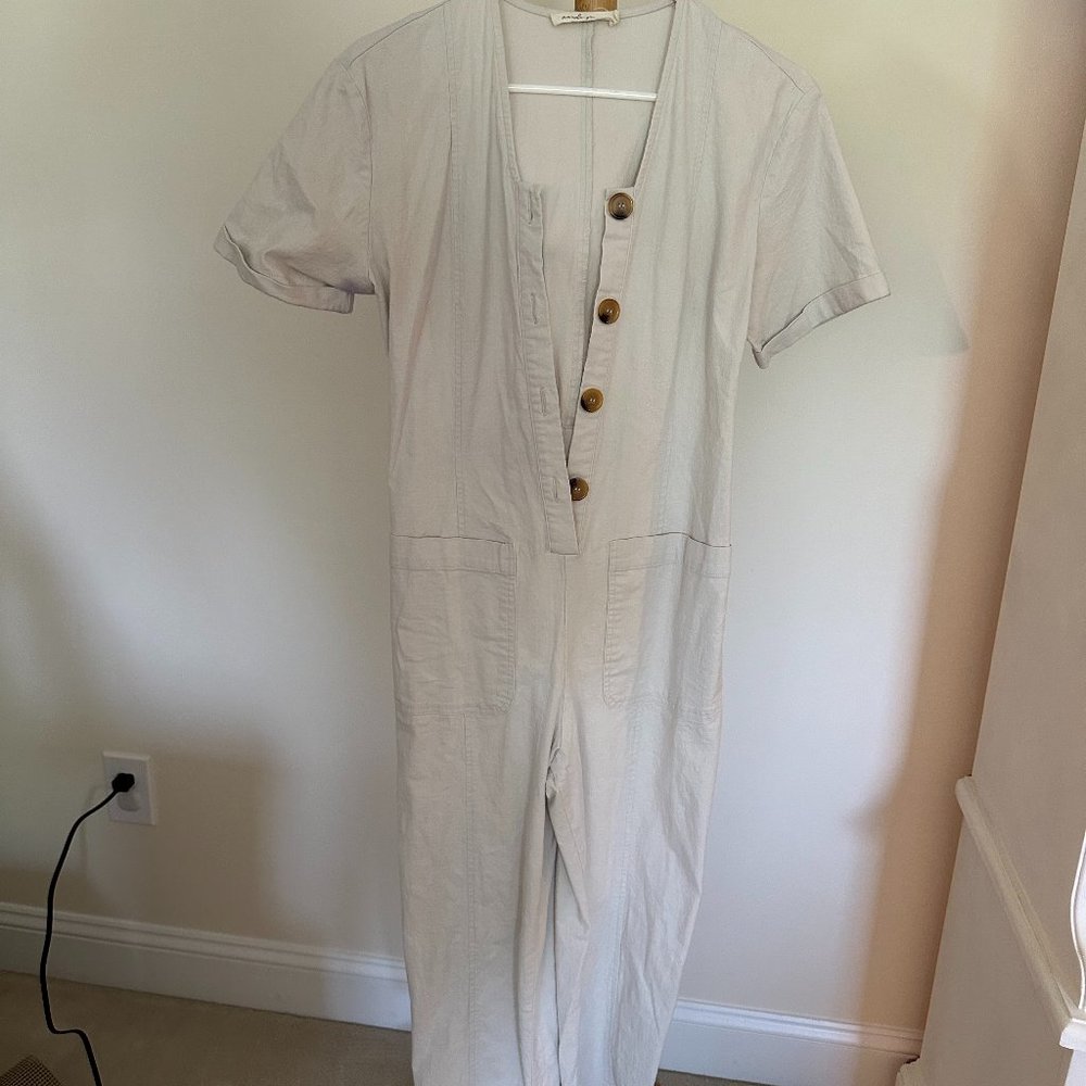 short sleeved jumpsuit